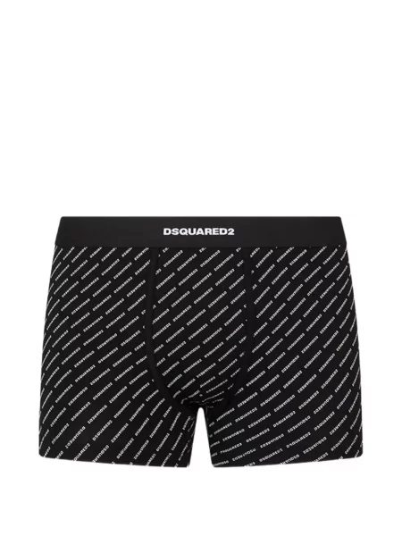 Șosete Dsquared2 cu imagine negru