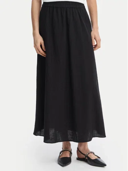 ONLY Fustă maxi Tizana negru