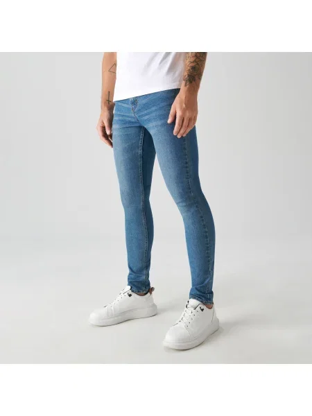 Sinsay Džíny skinny Modrá