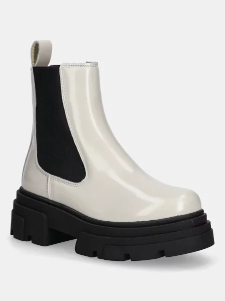 Usnjene chelsea gležnjarji Tommy Hilfiger bež