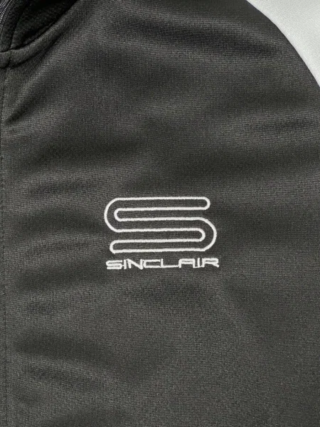 Geacă Sinclair cu broderie negru