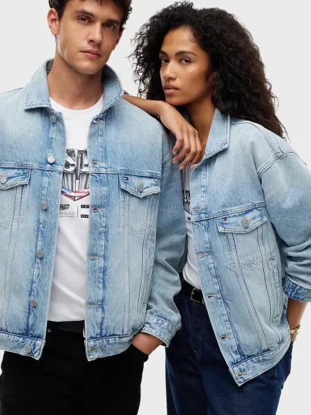 Джинсовая куртка Tommy Hilfiger голубая