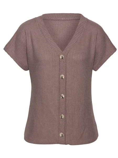 LASCANA Geacă tricotată taupe gri