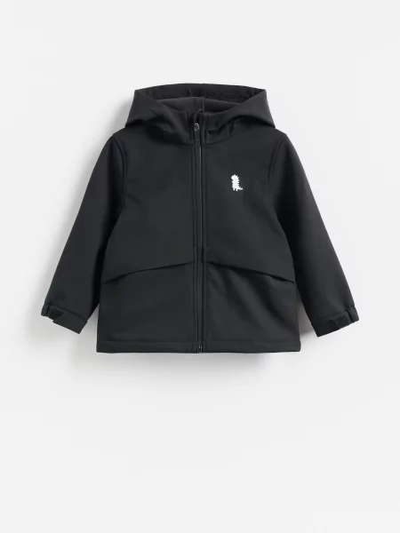 Reserved Водонепроникна куртка softshell чорний