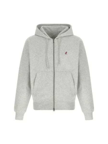 Bluza z kapturem Gramicci polarowa szara