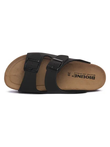 Pantofi Bioline din velur negru