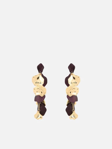 Серьги Reserved фиолетовые