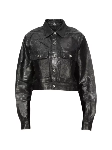 Decupat geacă Rick Owens Drkshdw negru