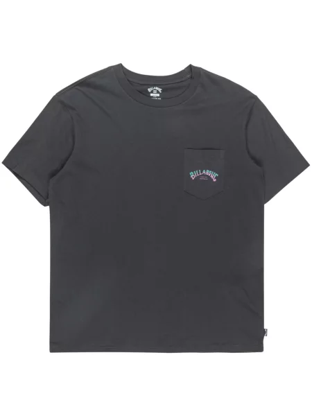 T-shirt sportowy z krótkim rękawem Stacked Arch Tee czarna