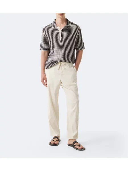 Pantaloni Orlebar Brown de in alb