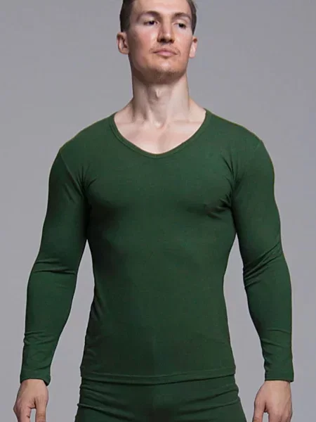 Однотонное термобелье Libertine зеленое