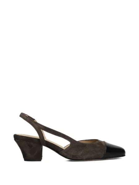 Pantofi cu toc Anniel slingback gri
