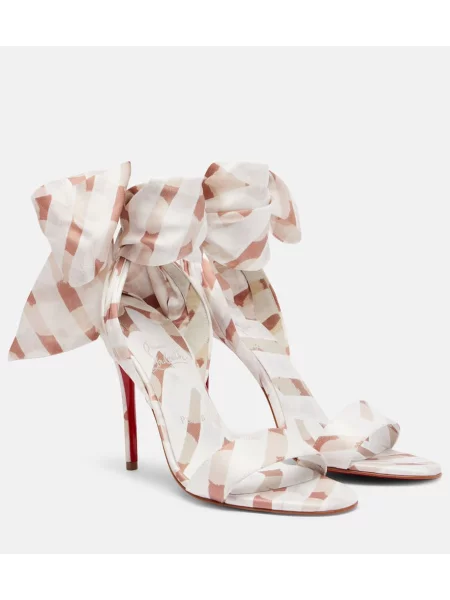 Sandale Christian Louboutin alb