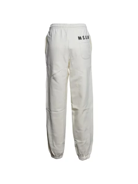 Dětské kalhoty Msgm bílé