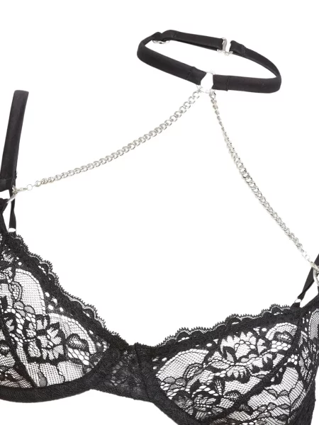 Sutien Fleur Du Mal din dantelă negru