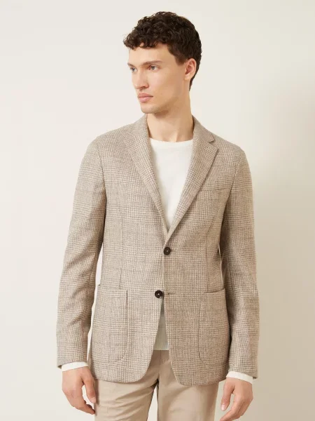 Zegna Sako Extra Slim Fit béžová