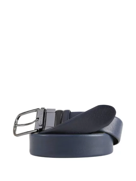 Curea Piquadro din piele cu cataramă negru