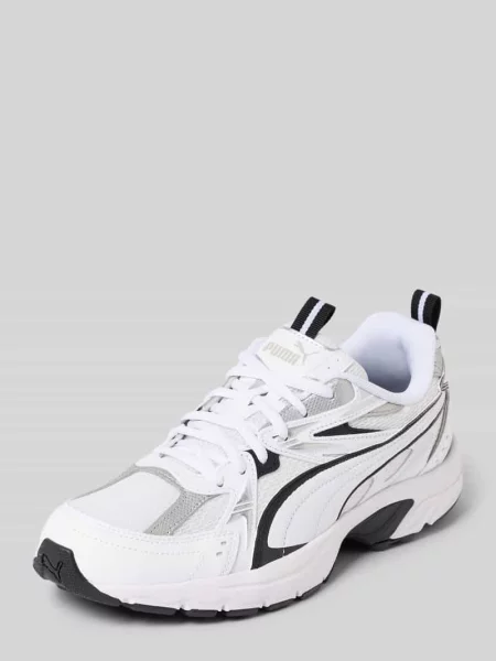 Sneakersy z nadrukiem z logo Puma białe