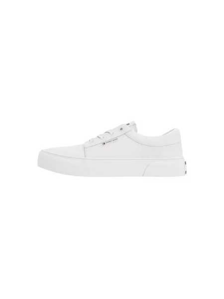 Trampki Tommy Jeans Tjm Vulc. Skate Derby TCR ecru biały