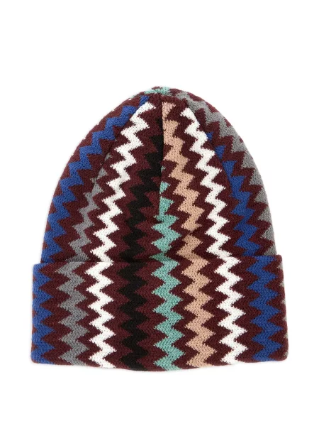 Căciulă Missoni tricotate maro