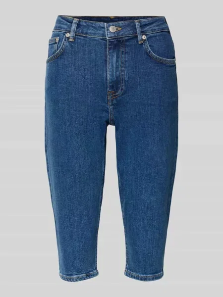 Bermudy o kroju slim fit z wpuszczanymi Gant niebieskie