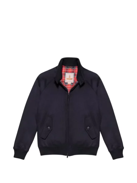 Geacă Baracuta de lână albastru