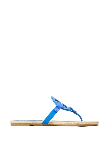Espadrile Tory Burch cu mărgele albastru