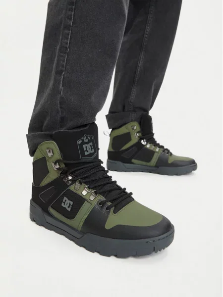 DC Shoes Laisvalaikio batai EO-PURE HIGH TOP WR BOOT Tamsiai žalia