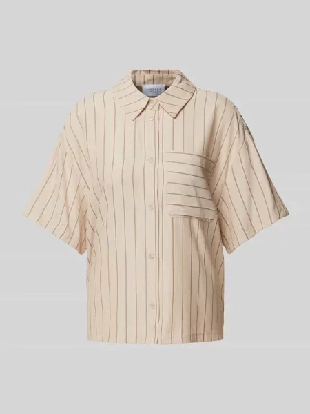 Bluzka koszulowa z kieszenią na piersi model ‘ESVA’ Sisters Point