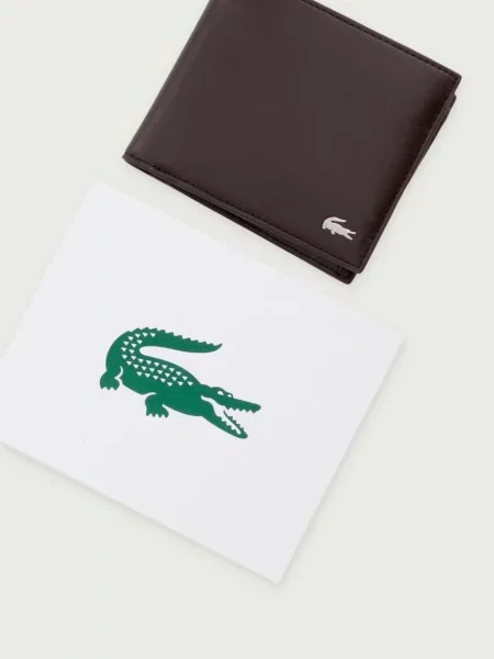 Кожаный кошелек Lacoste