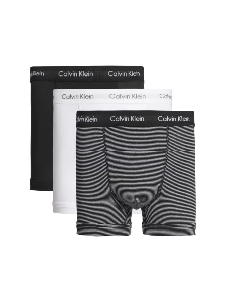 Calvin Klein Underwear Boksarice temno modra / črna bela