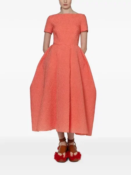 Rochie midi Roksanda portocaliu