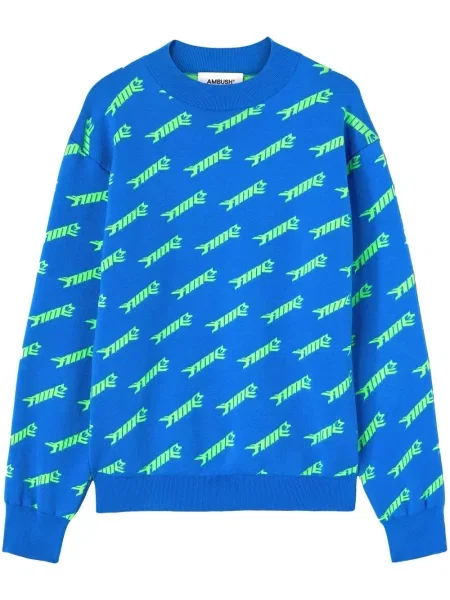 Pulover Ambush cu decolteu rotund albastru