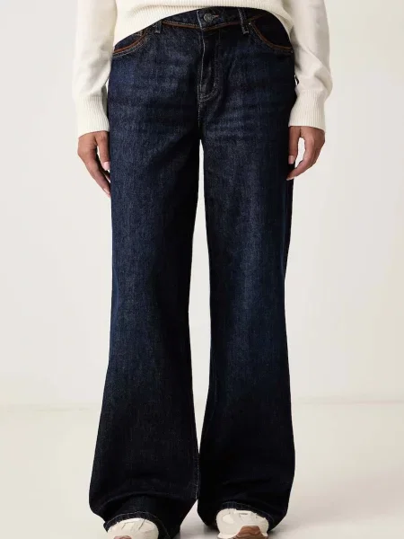 Guess Jeans blugi wide leg pentru femei