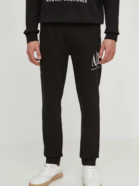 Armani Exchange spodnie czarne