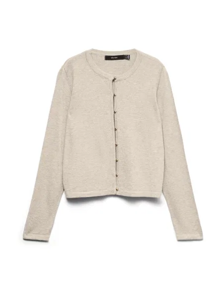 VERO MODA Geacă tricotată VMHOLLY KARIS amestecat bej