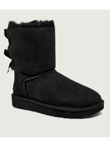 UGG Bocanci Bailey Bow II | | piele întoarsă negru