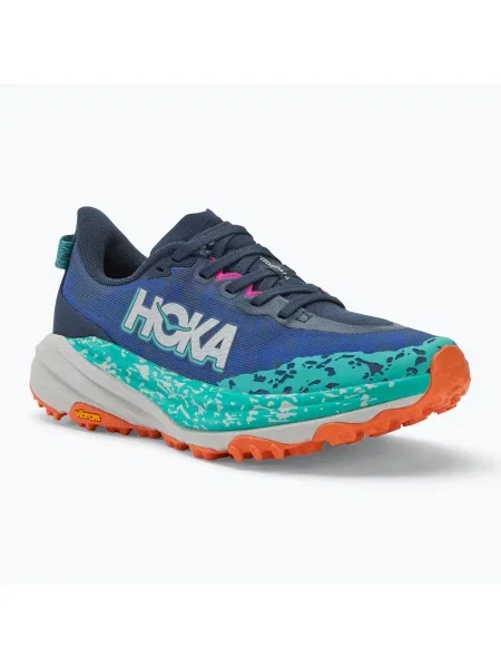Дамски обувки за бягане HOKA Speedgoat 6 varsity navy/meteor синьо