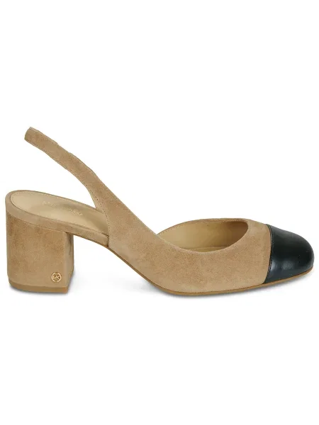 Pantofi Michael Michael Kors cu perle bej