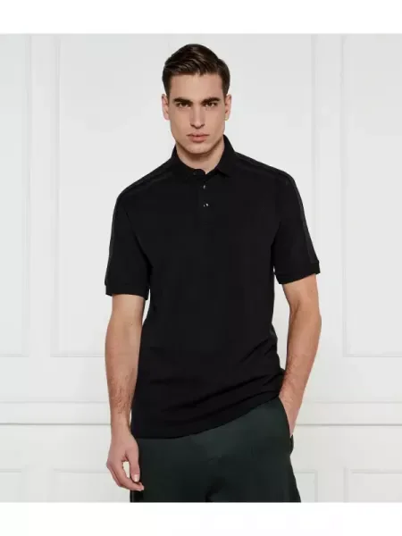 Armani Exchange Tenisz póló fekete