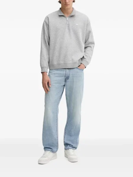 Scurt pantaloni scurți Levi's® cu broderie cu dungi alb