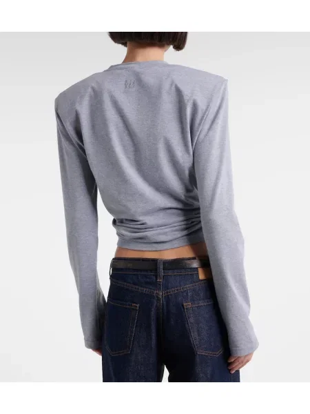 Cropp tricou Magda Butrym din jerseu gri