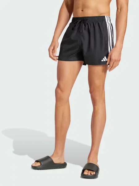 Шорты Adidas в полоску черные