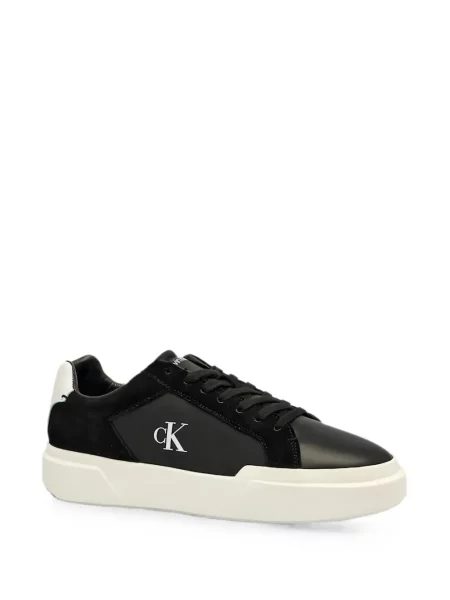 Sneakerși Calvin Klein cu imagine negru