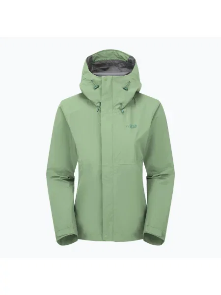 Дамско дъждовно яке Rab Downpour fig green зелено