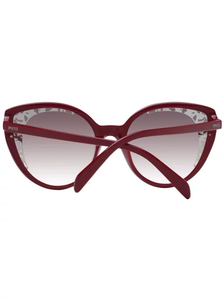 Okulary przeciwsłoneczne Emilio Pucci czerwone