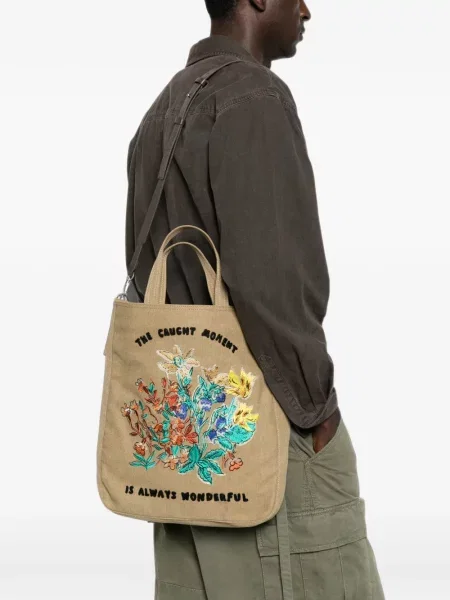 Geantă Paul Smith din canvas