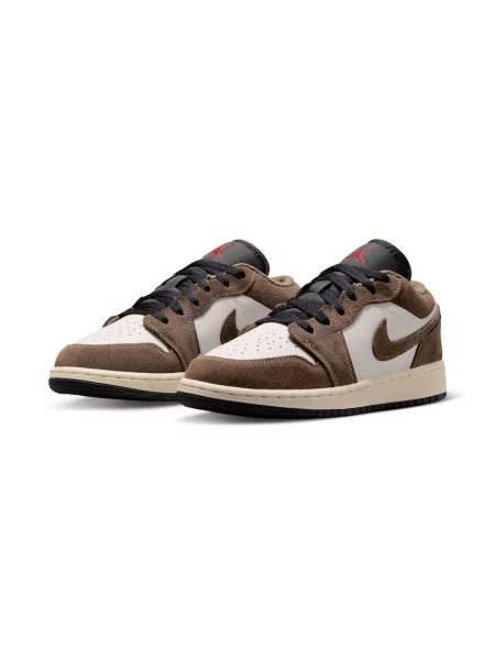 Jordan Air 1 Low sportcipő gyerek bőr barna