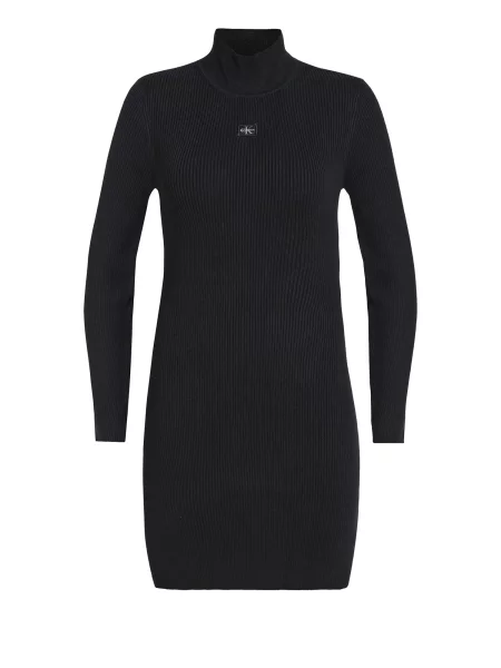 Calvin Klein Jeans Rochie tricotat negru