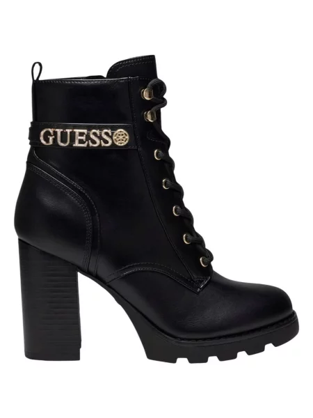 Cizme Guess cu șireturi negru